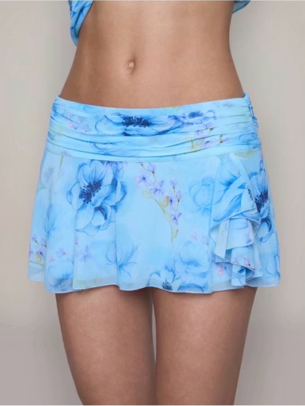 NEW Guizio Chiffon Mini Skirt
